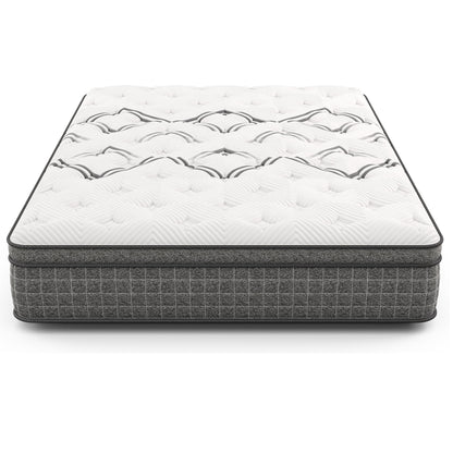 Full - Soto Copper Hybrid Euro-Top 12.5" Mattress - Medium Comfort