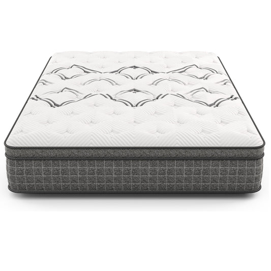 Cal King - Soto Copper Hybrid Euro-Top Mattress - 12.5" Medium Comfort
