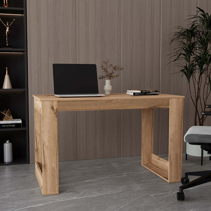 Smokey Oak Lacey Rectangle Home Office Computer Desk