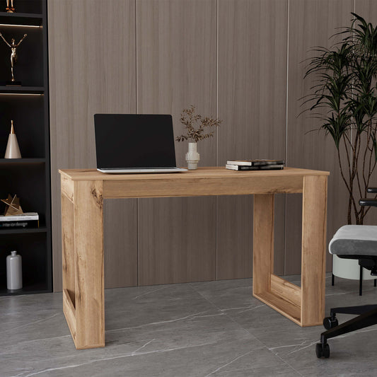 Smokey Oak Lacey Rectangle Home Office Computer Desk
